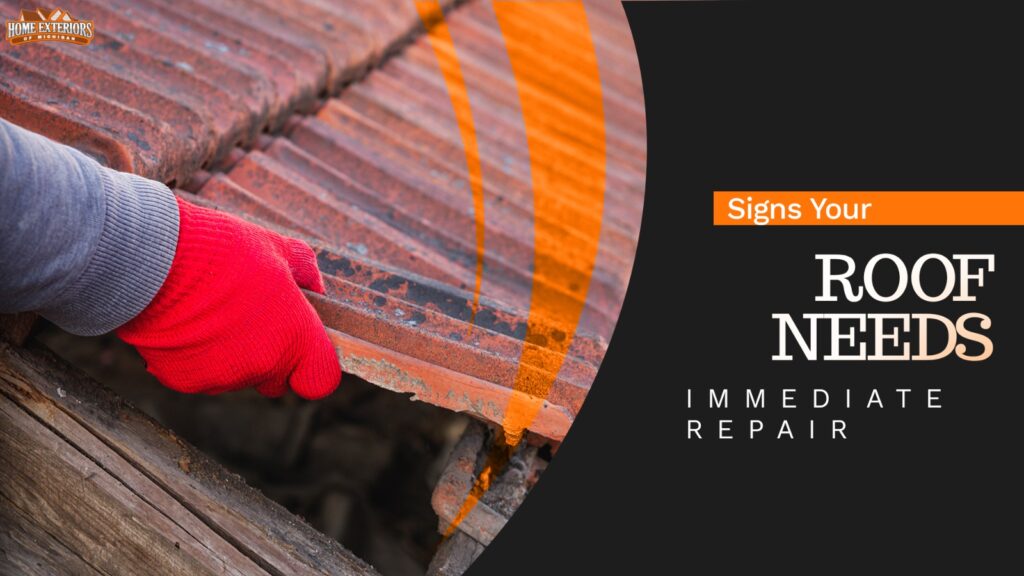 Signs Your Roof Needs Immediate Repair